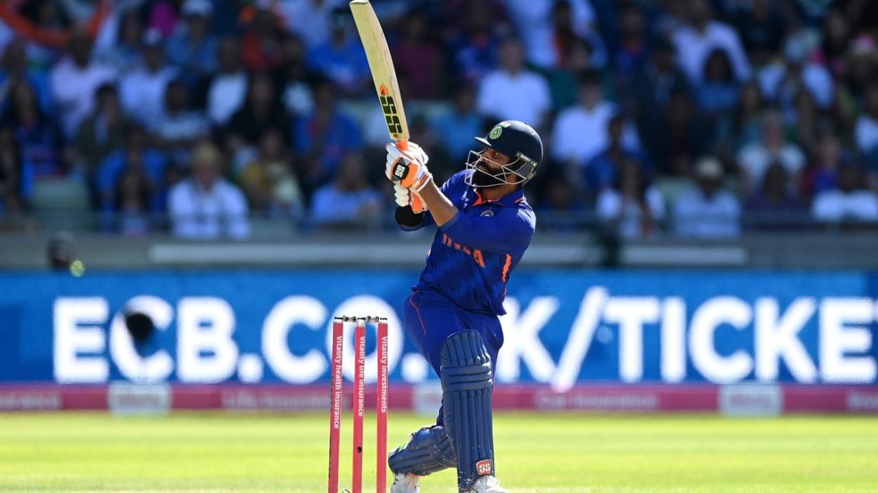 Ravindra Jadeja marked his T20I return with an unbeaten 46 off 29 balls&nbsp;&nbsp;&bull;&nbsp;&nbsp;Getty Images