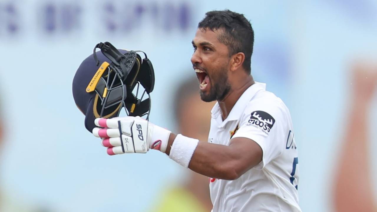 Dinesh Chandimal made Sri Lanka's highest individual score against Australia, Sri Lanka vs Australia, 2nd Test, Galle, July 11, 2022