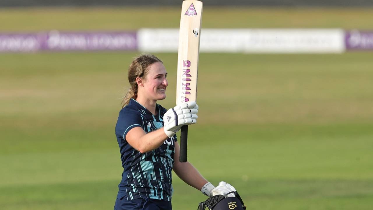 Emma Lamb brought up her hundred off just 91 balls, England vs South Africa, 1st women's ODI, Nottingham, July 11, 2022