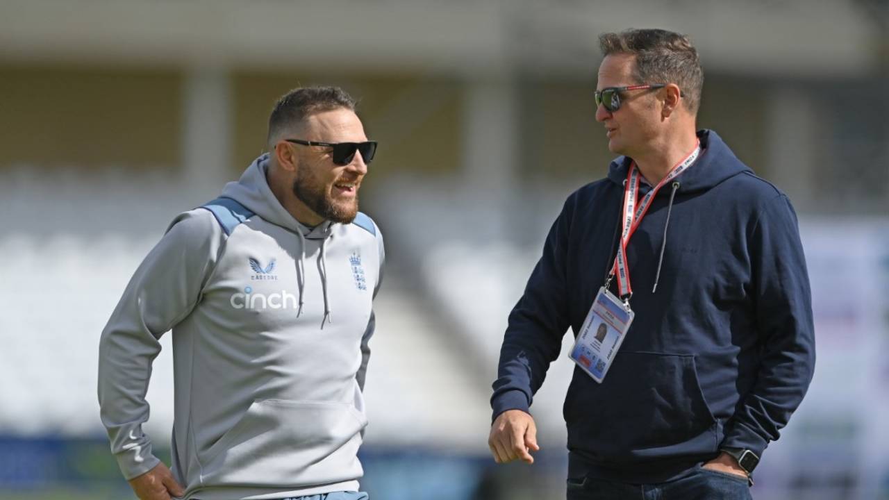 Rob Key (right) appointed Brendon McCullum as England's Test coach back in May
