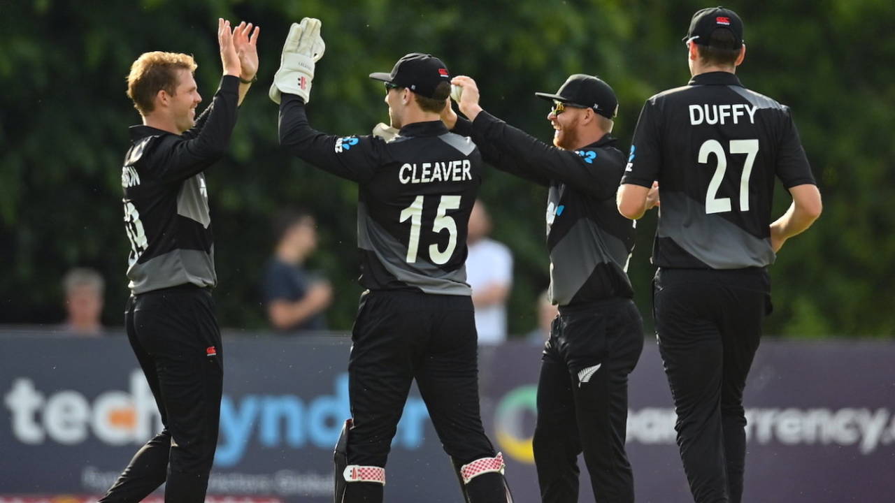 Lockie Ferguson picked up two early wickets to give New Zealand an advantage, Ireland vs New Zealand, 1st T20I, Belfast, July 18, 2022
