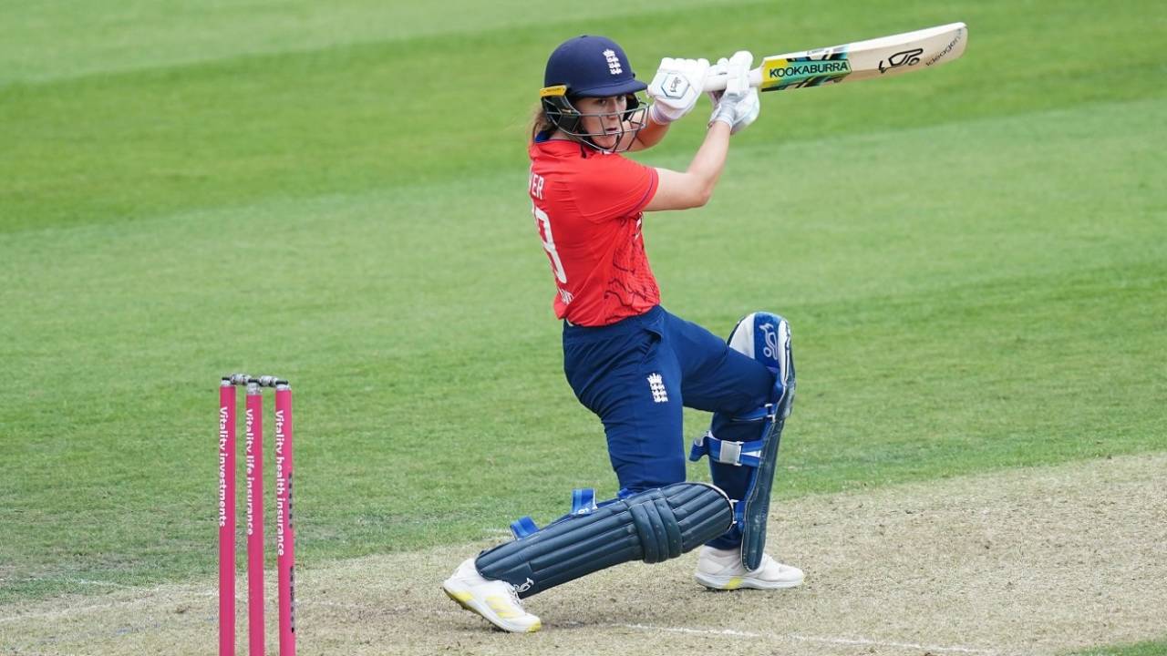 Nat Sciver's 47 ensured the chase never went out of England's grasp, England vs South Africa, 2nd women's T20I, Worcester, July 23, 2022