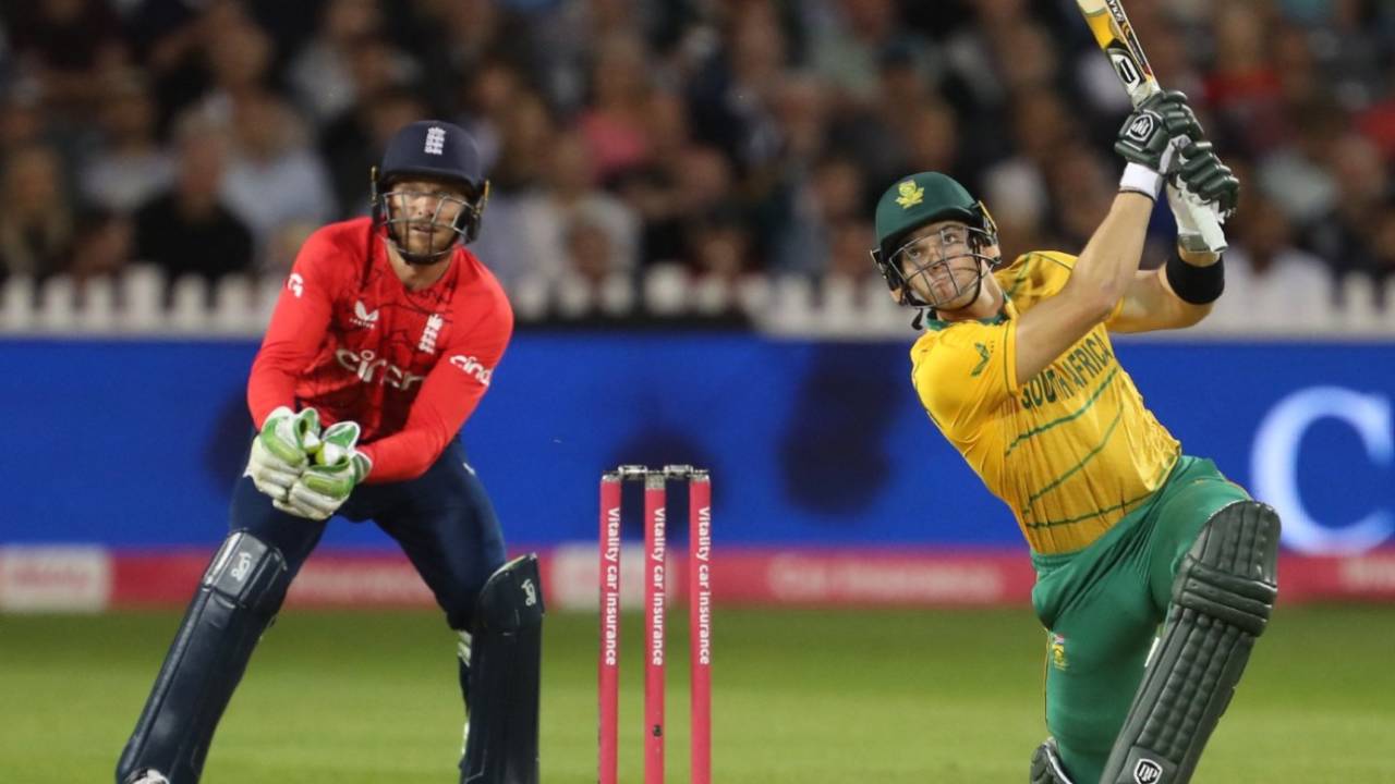 Tristan Stubbs kept South Africa fighting in the first T20I, England vs South Africa, Bristol, July 27, 2022