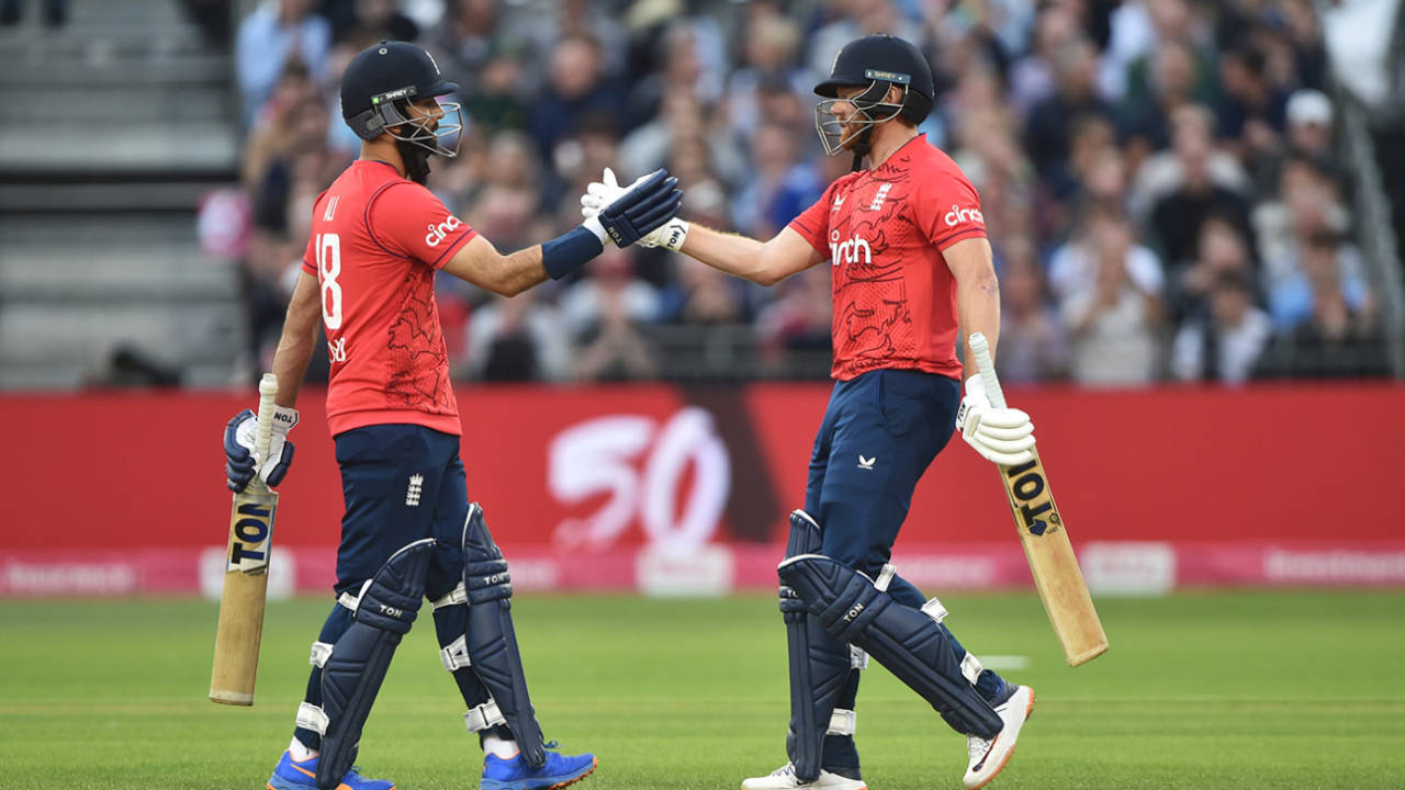Jonny Bairstow and Moeen Ali put on a century stand, England vs South Africa, Bristol, July 27, 2022
