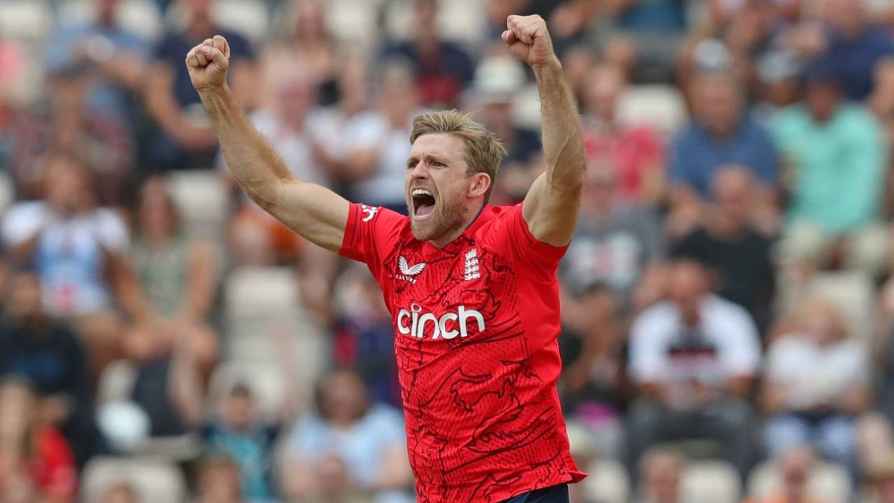 David Willey is pumped, England vs South Africa, 3rd T20I, Southampton, July 31, 2022