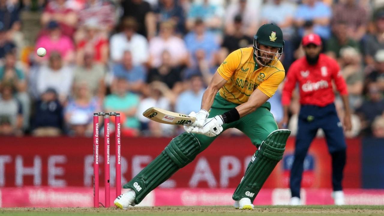 Aiden Markram brings out the fun shots, England vs South Africa, 3rd T20I, Southampton, July 31, 2022