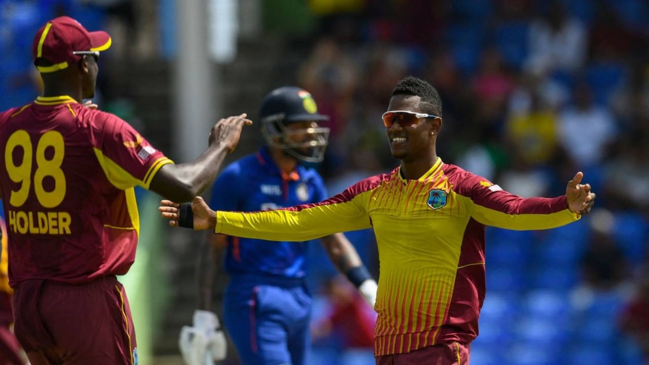 West Indies won the second T20I on Monday by five wickets to draw level in the series&nbsp;&nbsp;&bull;&nbsp;&nbsp;Associated Press