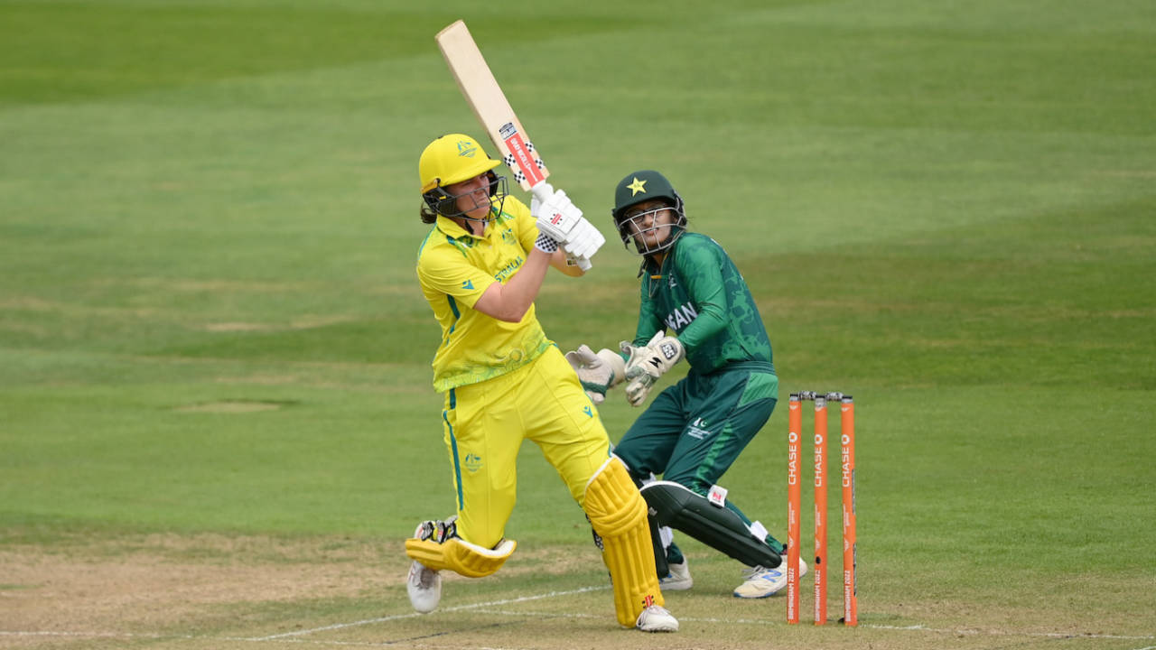 Tahlia McGrath top-scored for Australia with an unbeaten 78, Australia vs Pakistan, Commonwealth Games, Birmingham, August 3, 2022