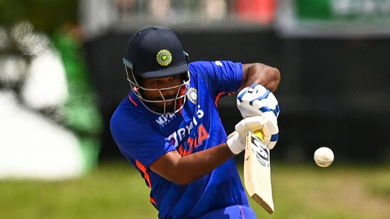 Sanju Samson last turned out for India on the tour of Zimbabwe&nbsp;&nbsp;&bull;&nbsp;&nbsp;AFP/Getty Images