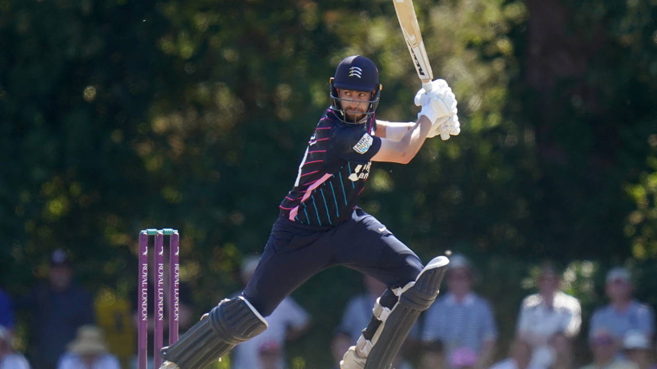 Stephen Eskinazi made his second consecutive hundred, Middlesex vs Surrey, Royal London Cup, Radlett, August 10, 2022