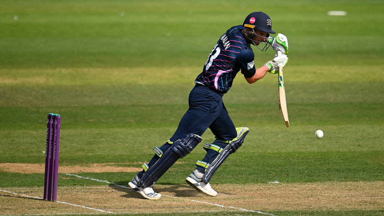 Pieter Malan's hundred set up Middlesex's chase, Somerset v Middlesex, Royal London Cup, Taunton, August 14, 2022