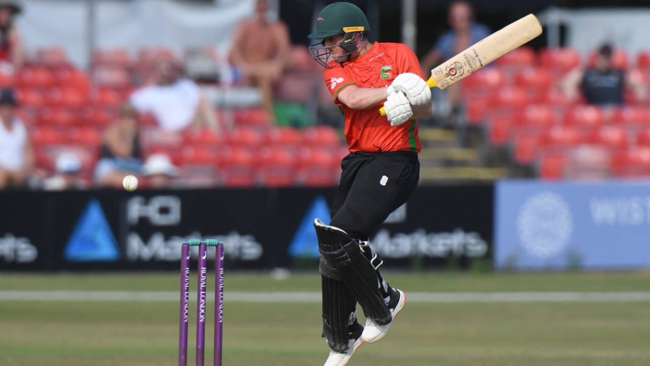 Lewis Hill leaps into action for Leicestershire&nbsp;&nbsp;&bull;&nbsp;&nbsp;Getty Images