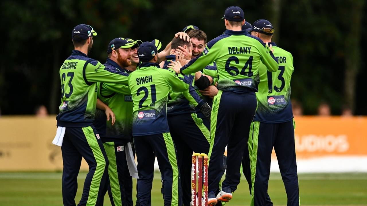 Ireland players celebrate a wicket&nbsp;&nbsp;&bull;&nbsp;&nbsp;Sportsfile/Getty Images
