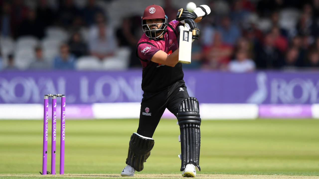 Azhar Ali of Somerset bats, Hampshire vs Somerset, Royal London Cup final, Lord's, May 25, 2019