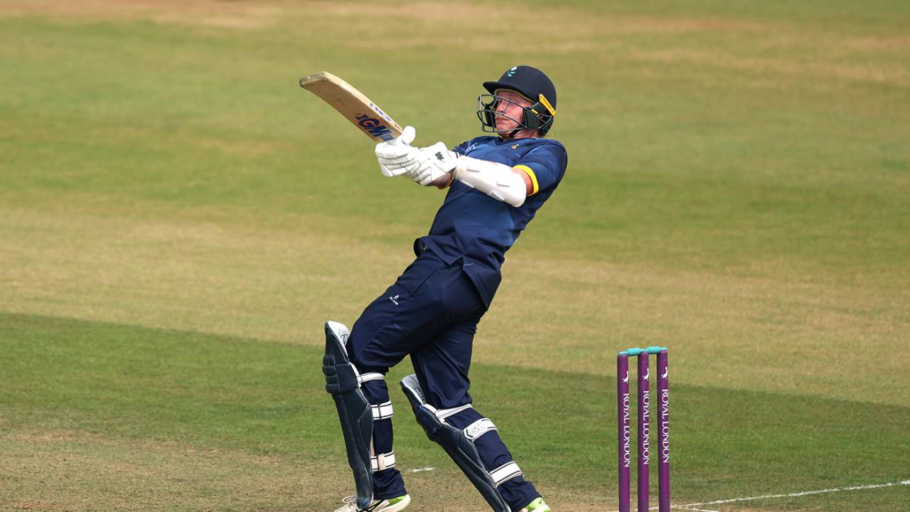 Harry Duke pulls during his innings of 85, Kent vs Yorkshire, Royal London Cup, Canterbury, August 19, 2022