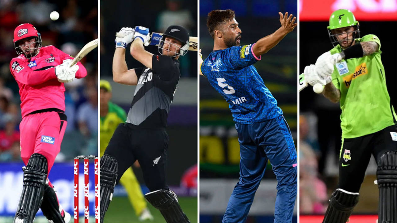 James Vince, Jimmy Neesham, Mohammad Amir and Alex Hales will be available for drafting&nbsp;&nbsp;&bull;&nbsp;&nbsp;Getty Images