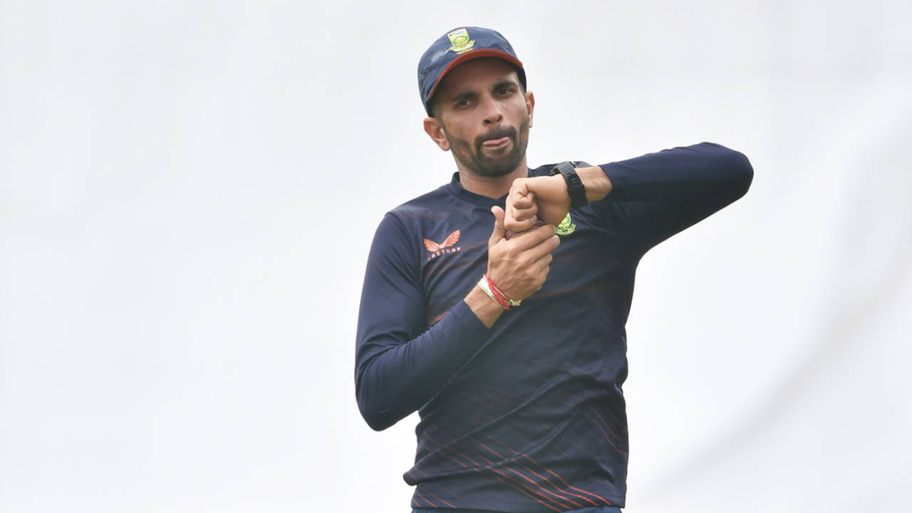 Keshav Maharaj had been due to link up with Middlesex in April&nbsp;&nbsp;&bull;&nbsp;&nbsp;Getty Images