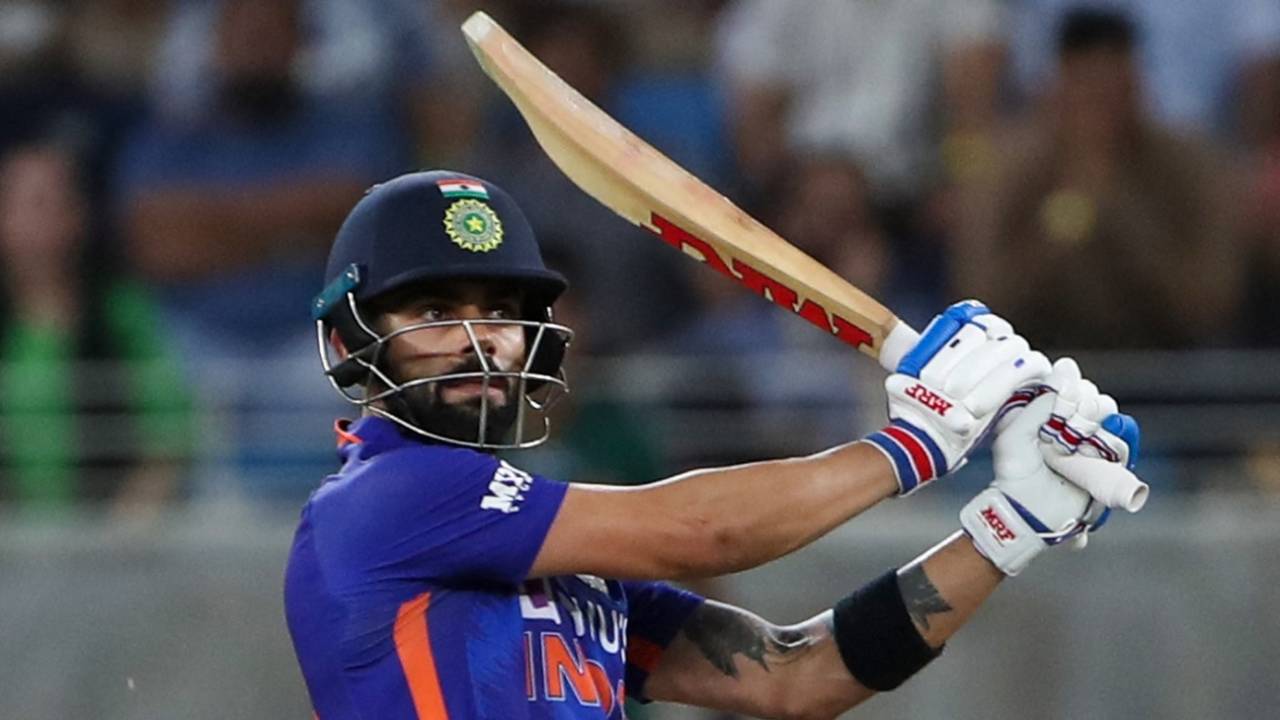 A couple of vintage pull shots illuminated an otherwise scratchy start from Virat Kohli&nbsp;&nbsp;&bull;&nbsp;&nbsp;AFP/Getty Images
