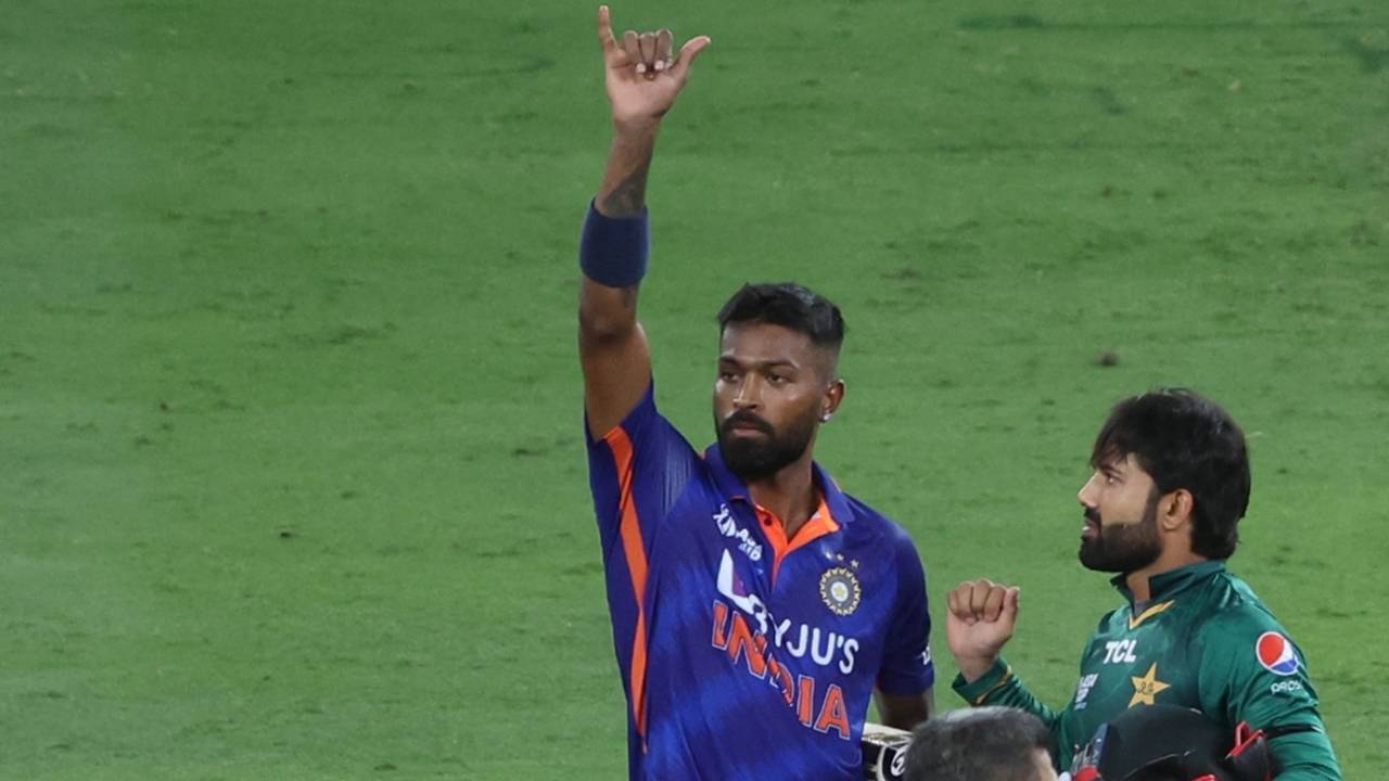 Hardik Pandya produced an all-round show in India's win over Pakistan&nbsp;&nbsp;&bull;&nbsp;&nbsp;AFP/Getty Images