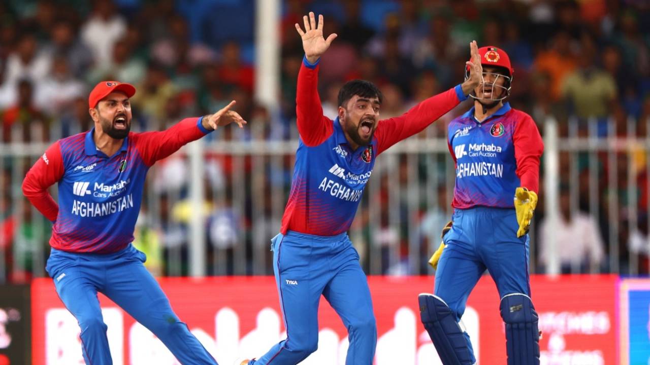 श्रीलंका और बांग्लादेश को हरा कर अफ़ग़ानिस्तान की टीम सुपर 4 में पहुंच चुकी है&nbsp;&nbsp;&bull;&nbsp;&nbsp;Getty Images