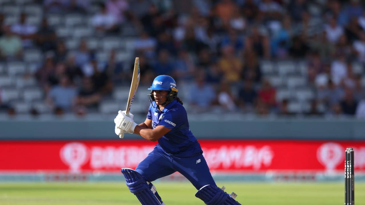 Naomi Dattani dug London Spirit out of a hole to bring a comeback win, London Spirit vs Birmingham Phoenix, Women's Hundred, Lord's, August 30, 2022
