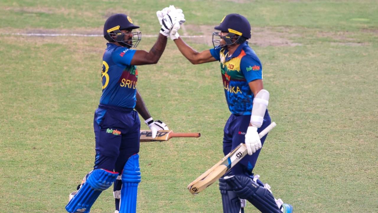 Asita Fernando hit the winning runs for Sri Lanka on T20I debut&nbsp;&nbsp;&bull;&nbsp;&nbsp;AFP/Getty Images