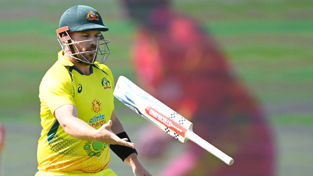 Aaron Finch fell cheaply again, Australia vs Zimbabwe, 3rd ODI, Townsville, September 3, 2022