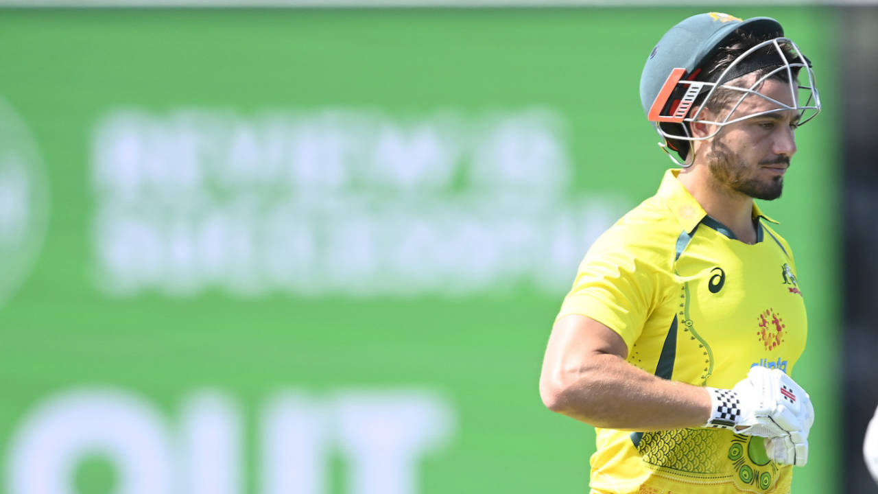 Marcus Stoinis fell to a peach from Brad Evans, Australia vs Zimbabwe, 3rd ODI, Townsville, September 3, 2022