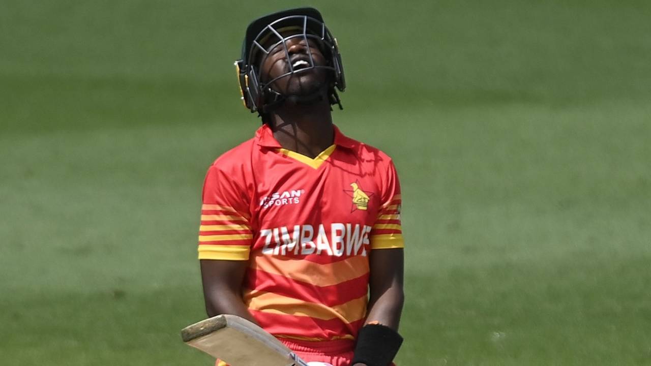 Wessly Madhevere last played for Zimbabwe against Ireland in December 2023&nbsp;&nbsp;&bull;&nbsp;&nbsp;Getty Images