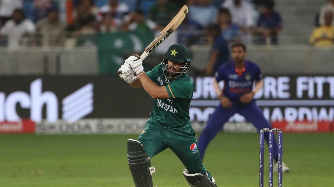 Mohammad Nawaz, promoted up the order, played a blinder of an innings, India vs Pakistan, Asia Cup, Dubai, September 4, 2022