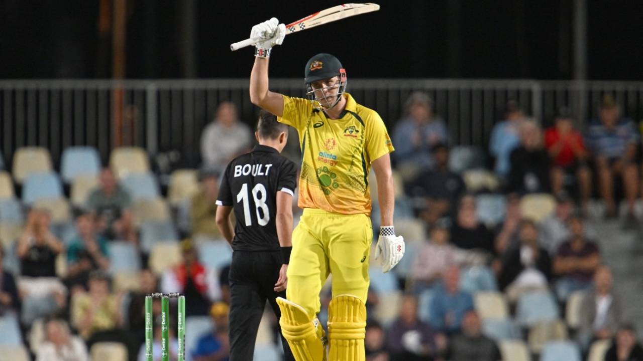 Cameron Green brought up his impressive, maiden half-century off just 61 balls, Australia vs New Zealand, 1st ODI, Cairns, September 6, 2022