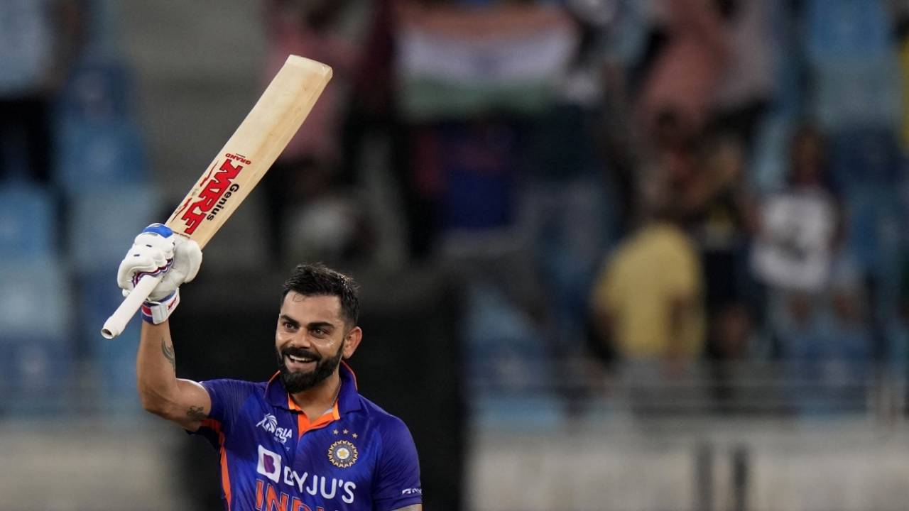 Virat Kohli is all smiles after ending the century drought, Afghanistan vs India, Super 4, Dubai, Asia Cup, September 8, 2022
