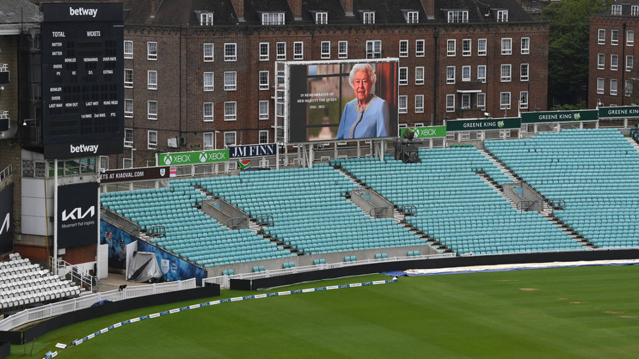 There was no play at The Oval on Friday&nbsp;&nbsp;&bull;&nbsp;&nbsp;Getty Images