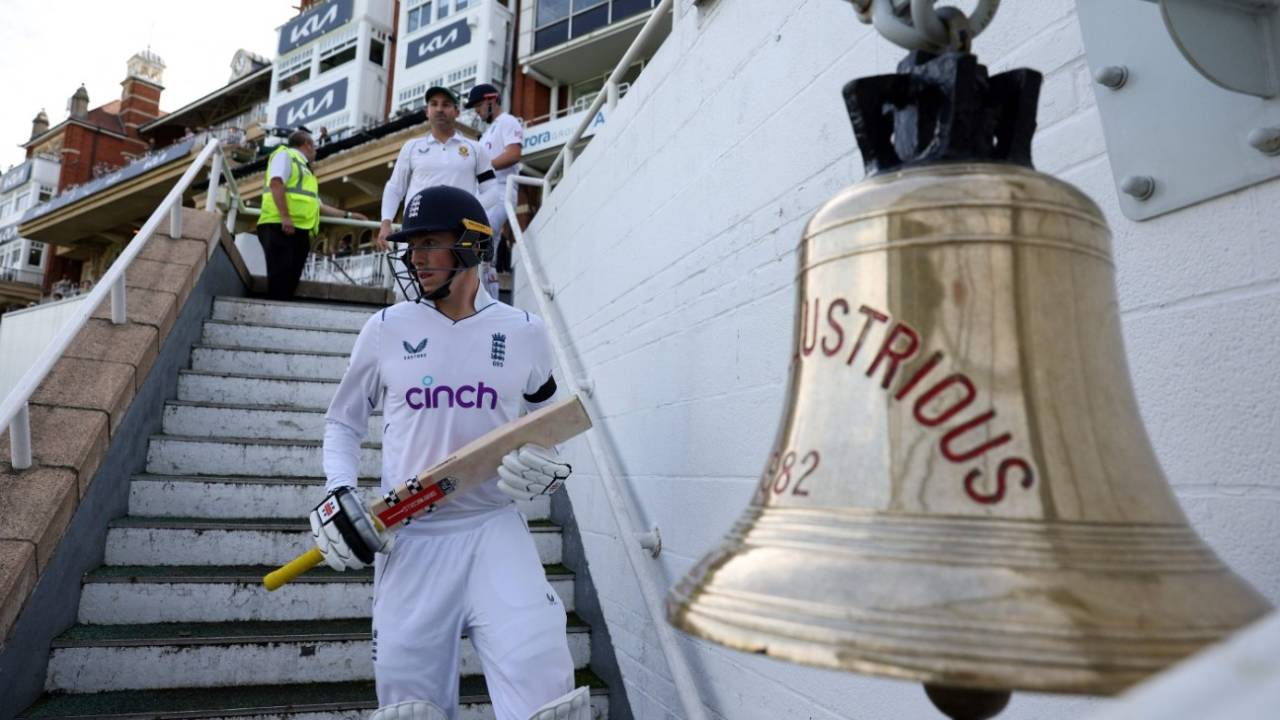 Zak Crawley emerges to finish England's run-chase on the final morning&nbsp;&nbsp;&bull;&nbsp;&nbsp;Getty Images