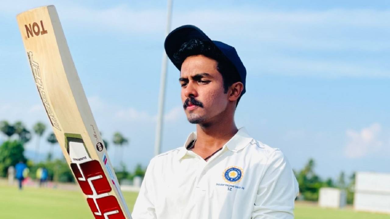 Rohan Kunnummal continued his extended dream run, South Zone vs North Zone, Duleep Trophy 2022-23, Salem, September 18, 2022