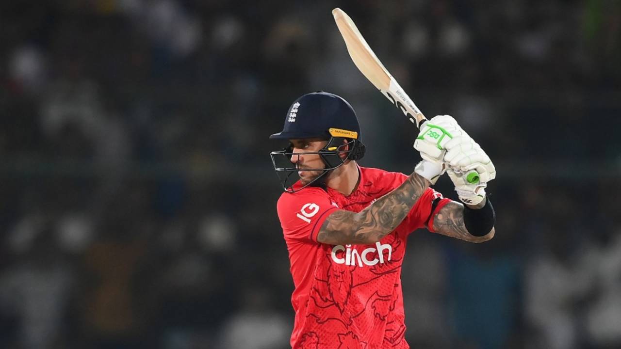 Alex Hales started brightly on his return to England colours&nbsp;&nbsp;&bull;&nbsp;&nbsp;AFP/Getty Images
