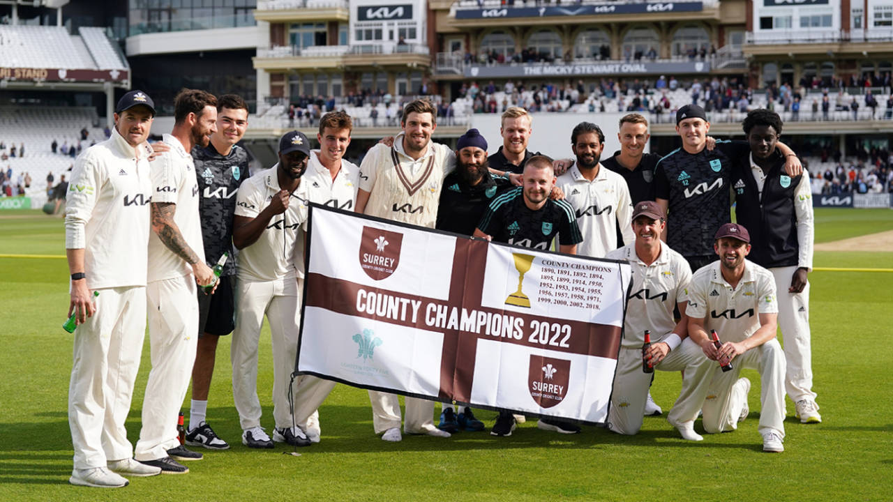 Surrey were crowned County Champions for the second time in four years&nbsp;&nbsp;&bull;&nbsp;&nbsp;PA Images via Getty Images