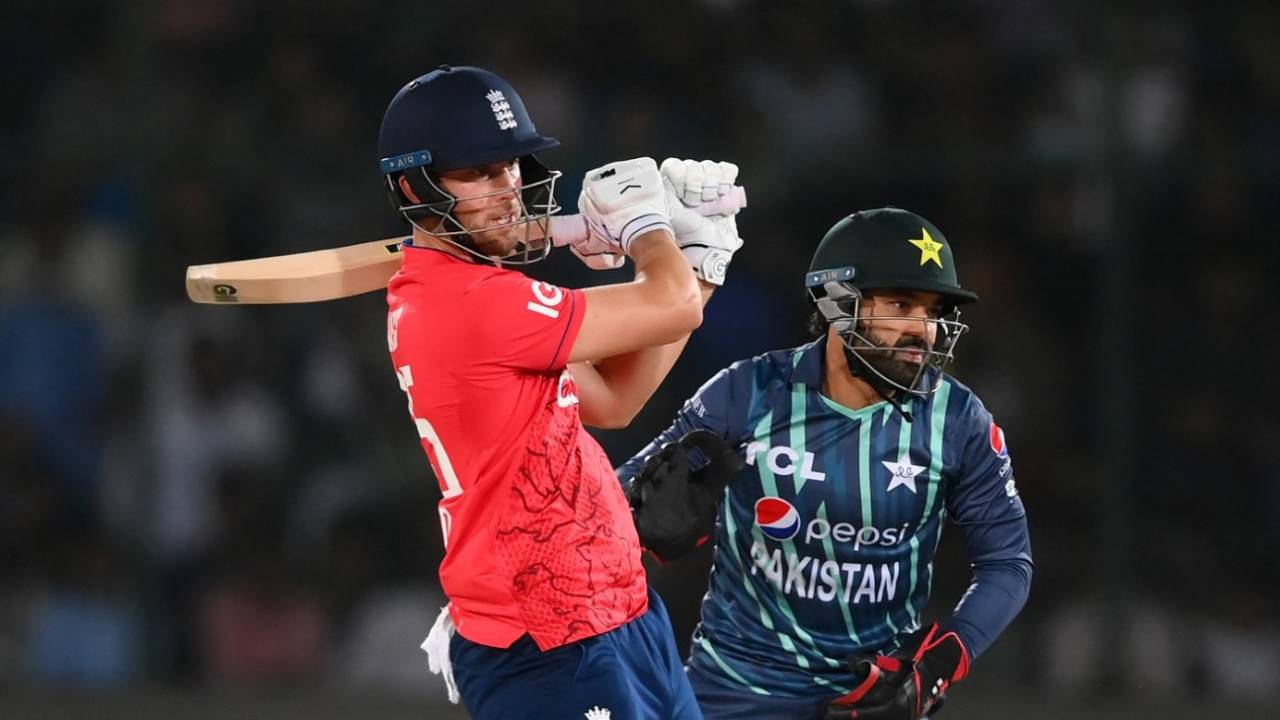 Will Jacks made 40 from 22 balls on his T20I debut, Pakistan vs England, 3rd T20I, Karachi, September 23, 2022