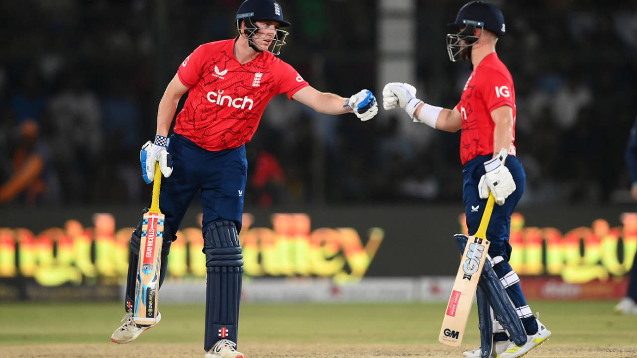 Harry Brook and Ben Duckett put on a century stand, Pakistan vs England, 3rd T20I, Karachi, September 23, 2022