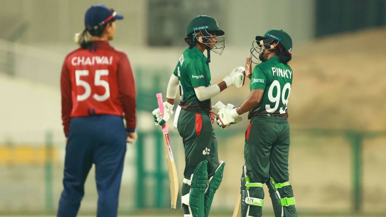 File photo: Murshida Khatun and Fargana Hoque were involved in a record opening stand for Bangladesh in women's ODIs&nbsp;&nbsp;&bull;&nbsp;&nbsp;ICC