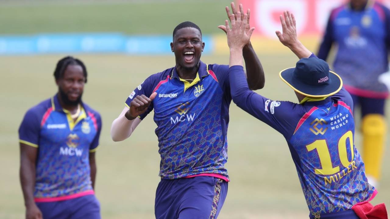Kyle Mayers and Jason Holder were part of the Barbados Royals team that made the final last year&nbsp;&nbsp;&bull;&nbsp;&nbsp;CPL T20 via Getty Images