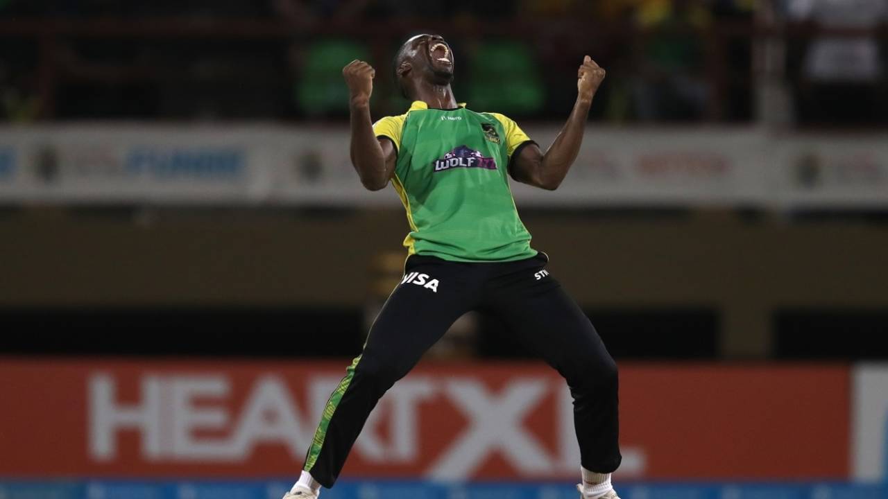 Nicholson Gordon stepped up in the injury-enforced absence of Mohammad Amir, Barbados Royals vs Jamaica Tallawahs, Providence, CPL 2022, October 1, 2022