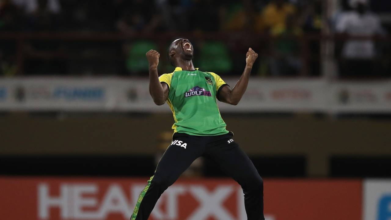 Nicholson Gordon stepped up in the injury-enforced absence of Mohammad Amir, Barbados Royals vs Jamaica Tallawahs, Providence, CPL 2022, October 1, 2022