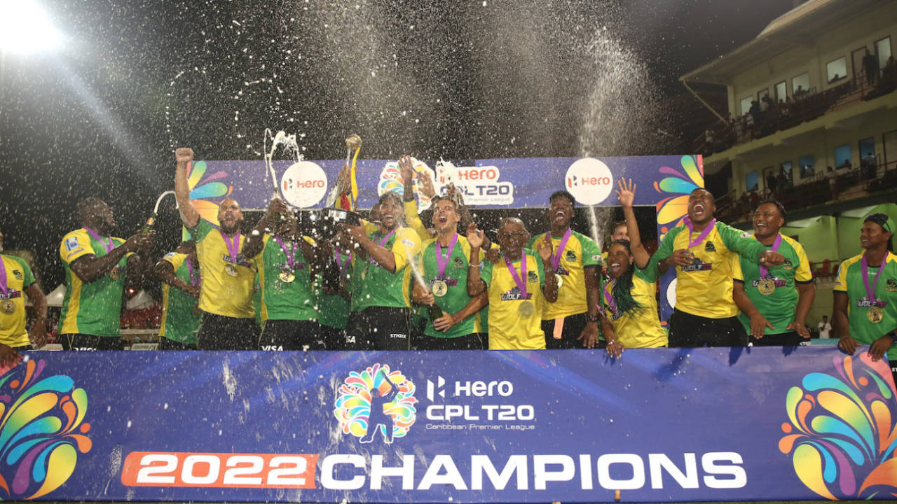 Jamaica Tallawahs won their third CPL trophy with a dominant performance in the final&nbsp;&nbsp;&bull;&nbsp;&nbsp;CPL T20 via Getty Images