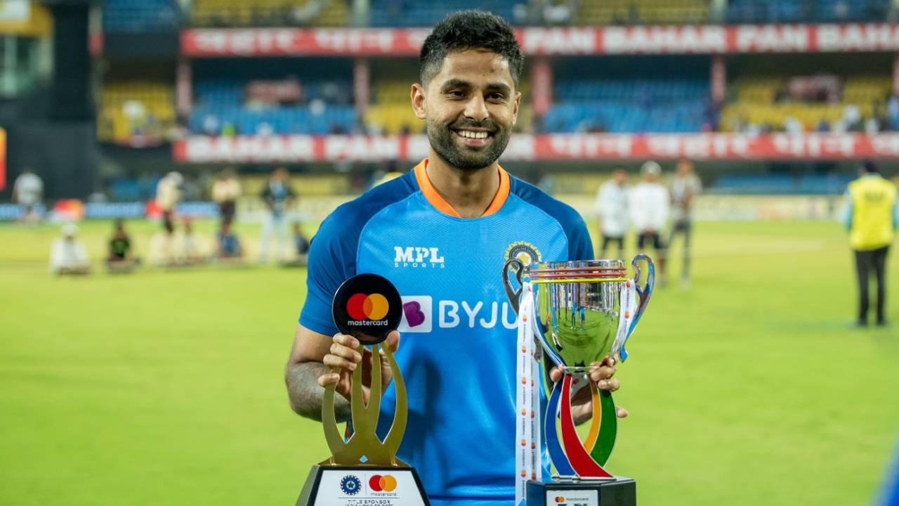 Suryakumar Yadav was adjudged Player of the Series, India vs South Africa, 3rd T20I, Indore, October 4, 2022