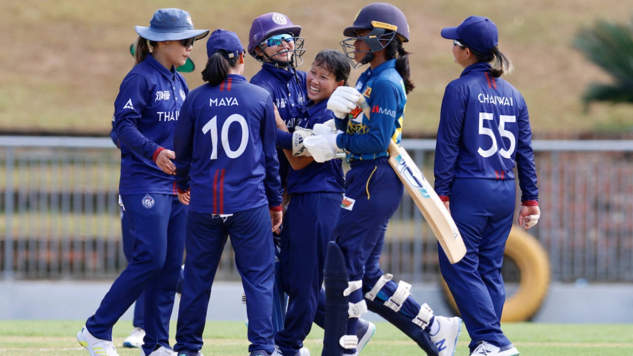 Suleeporn Laomi got the crucial wicket of Chamari Athapaththu, Sri Lanka v Thailand, 2022 Women's Asia Cup, Sylhet, October 4, 2022