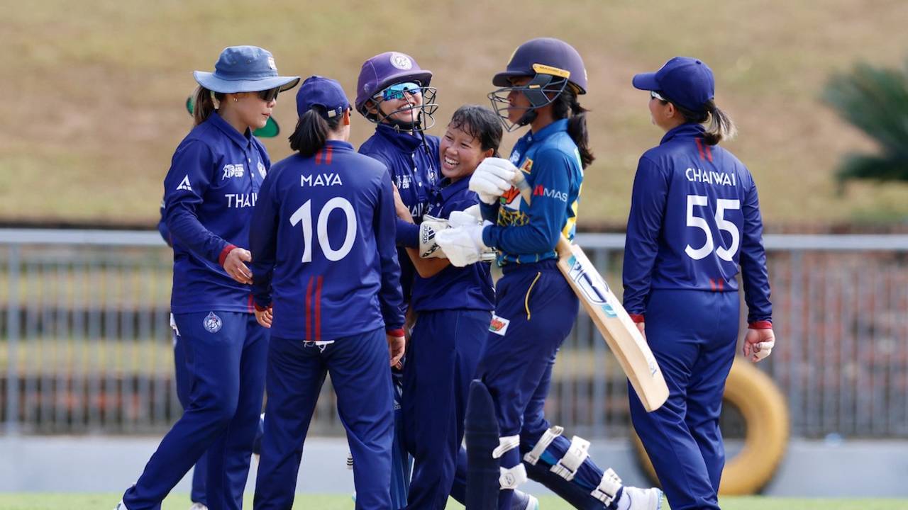 Suleeporn Laomi got the crucial wicket of Chamari Athapaththu, Sri Lanka v Thailand, 2022 Women's Asia Cup, Sylhet, October 4, 2022
