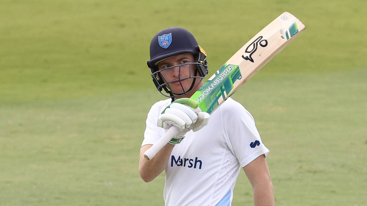 Baxter Holt scored a second-innings half-century, Western Australia vs New South Wales, Sheffield Shield, 3rd day, Perth, October 5, 2022