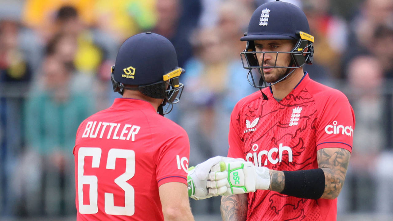 Jos Buttler and Alex Hales put on a fearsome century opening stand&nbsp;&nbsp;&bull;&nbsp;&nbsp;AFP/Getty Images