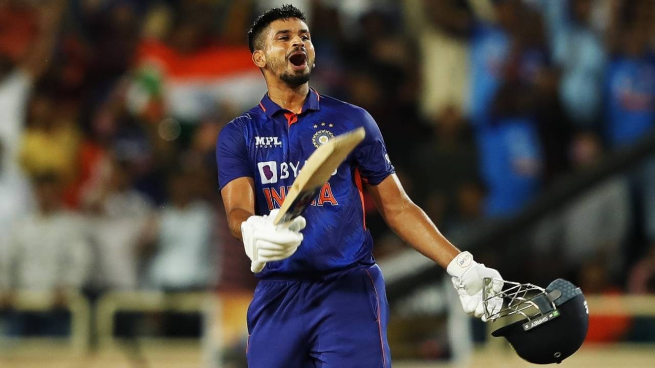 Shreyas Iyer reached his century in 103 balls, India vs South Africa, 2nd ODI, Ranchi, October 9, 2022
